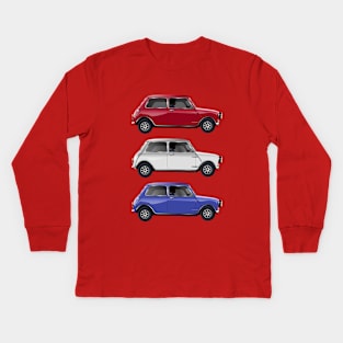 Three Colours Mini Kids Long Sleeve T-Shirt